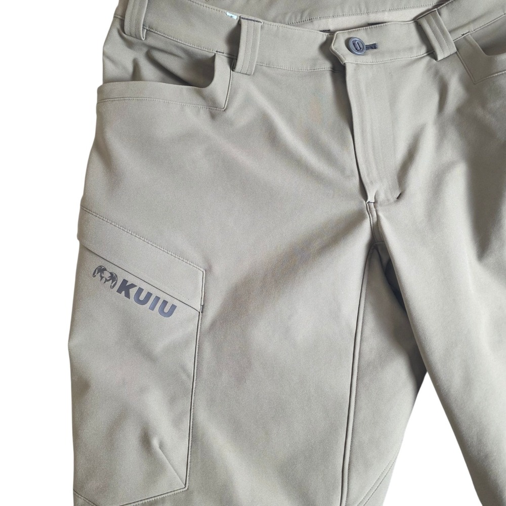 KUIU Attack Pants 38S Mens Khaki Primeflex Stretch Hunting Tactical Hiking